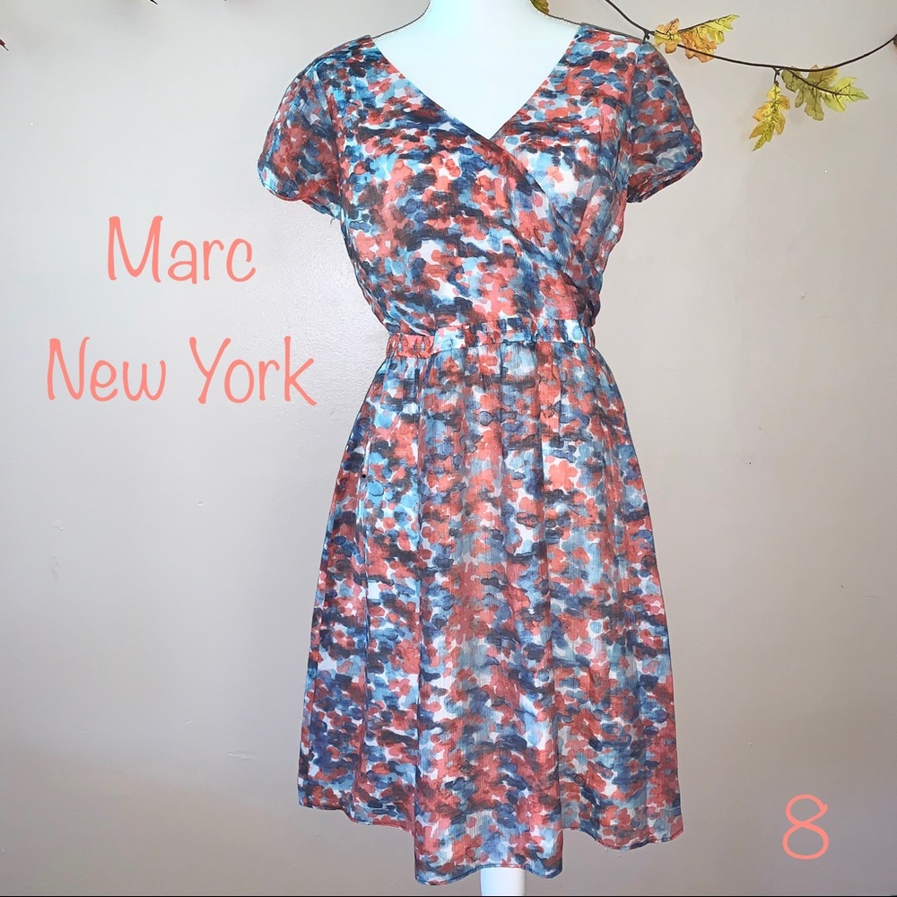 Marc New York by Andrew Marc floral dress, Size 8